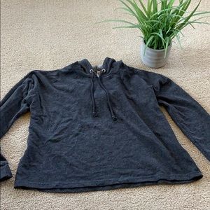 H&M basic cropped hoodie